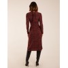 Ruched Front Frill Cuff Midi Dress Ruched Front Frill Cuff Midi Dress