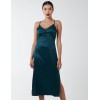 Jacquared Satin Slip Dress Jacquared Satin Slip Dress