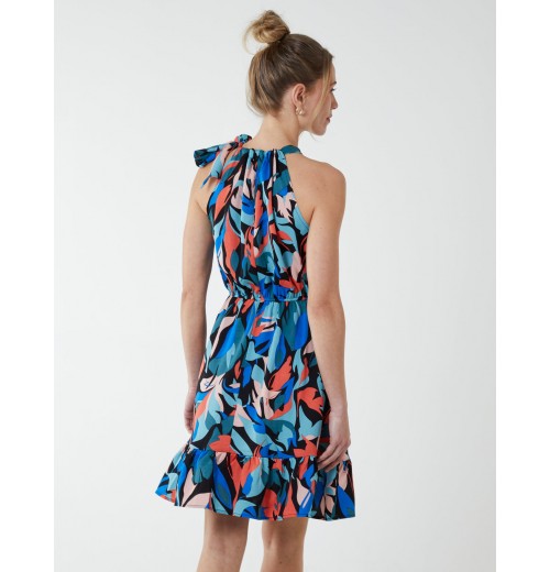 Tie Neck Halter Dress Tie Neck Halter Dress