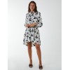 Mandarin Collar High Low Mini Dress Mandarin Collar High Low Mini Dress