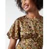 Flutter Sleeve Bias Mini Dress Flutter Sleeve Bias Mini Dress