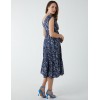Drawstring Adjustable Tier Midi Dress Drawstring Adjustable Tier Midi Dress