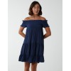 Bardot Shirred Neck Line Floaty Dress Bardot Shirred Neck Line Floaty Dress