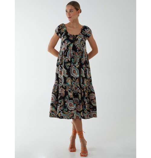 Sleeveless Scoop Midi Dress Sleeveless Scoop Midi Dress