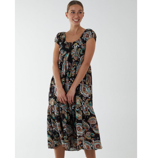 Sleeveless Scoop Midi Dress Sleeveless Scoop Midi Dress