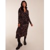 Tie Side Long Sleeve Wrap Dress Tie Side Long Sleeve Wrap Dress