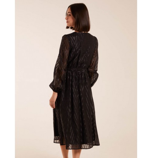 Lurex Wrap Midi Dress Lurex Wrap Midi Dress