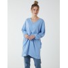 Twist Front Cotton Tunic With Side Pocket Twist Front Cotton Tunic With Side Pocket