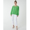 Elasticated Blouson Hem Blouse Elasticated Blouson Hem Blouse