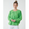 Elasticated Blouson Hem Blouse Elasticated Blouson Hem Blouse