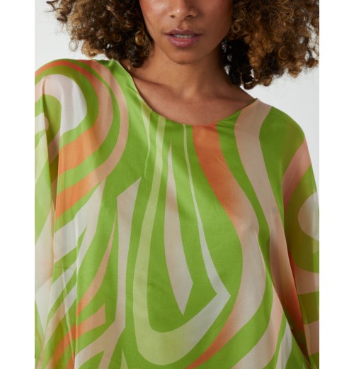 Marble Wide Neck Top Marble Wide Neck Top