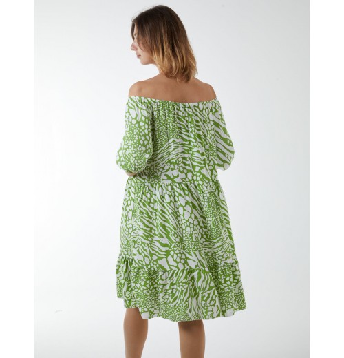 Bardot Leopard Zebra Dress Bardot Leopard Zebra Dress