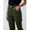 Straight Leg Pocket Detail Cargo Jeans Straight Leg Pocket Detail Cargo Jeans
