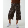 Animal Print Cropped Trousers Animal Print Cropped Trousers