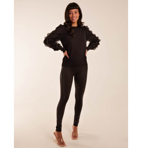 Diamante Side Detail Leggings Diamante Side Detail Leggings