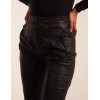 Matte Faux Leather Tailored Trouser Matte Faux Leather Tailored Trouser