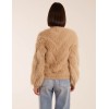 Fluffy Round Neck Cuff Sleeve Jumper Fluffy Round Neck Cuff Sleeve Jumper