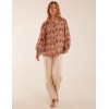 Twist Hem Print Blouse Twist Hem Print Blouse