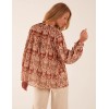 Twist Hem Print Blouse Twist Hem Print Blouse