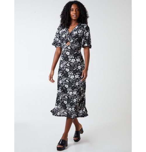 Cut Out Midi Dress Cut Out Midi Dress