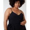 Curve Button Front Strappy Jumpsuit Curve Button Front Strappy Jumpsuit