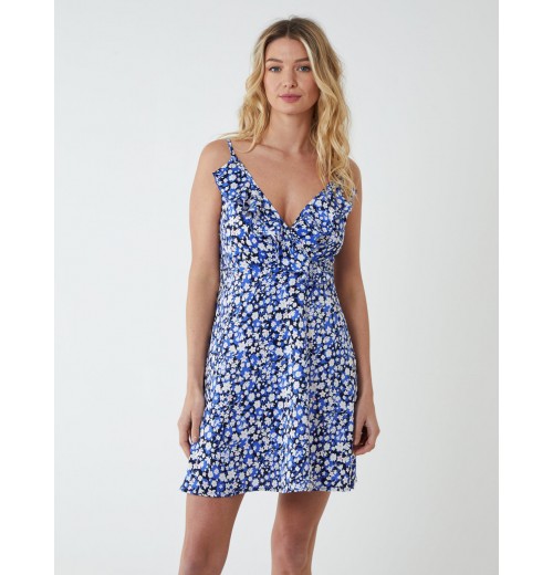 Ruffle Wrap Front Cami Dress Ruffle Wrap Front Cami Dress