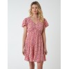 Double Ruffle Empire Shirred Mini Dress Double Ruffle Empire Shirred Mini Dress