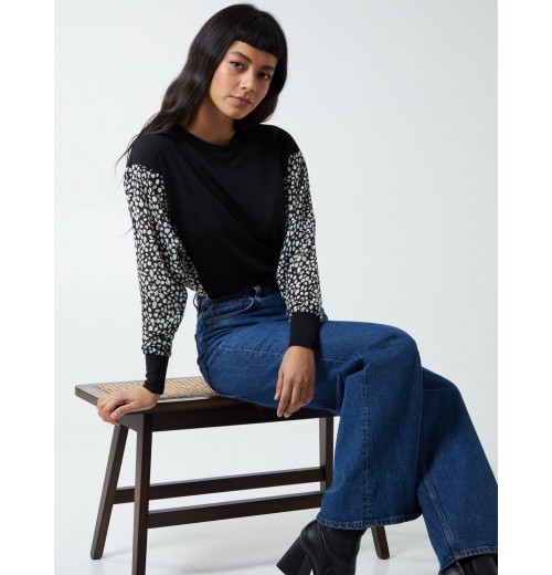 Appaloosa Spot Batwing Oversized Top Appaloosa Spot Batwing Oversized Top