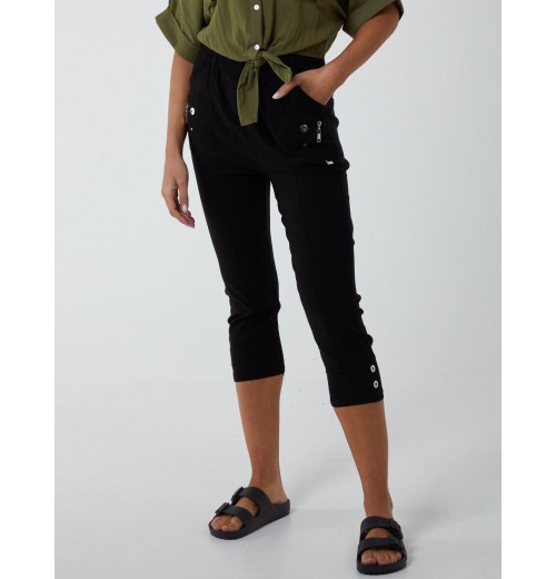 Zip Detail Crop Trouser Zip Detail Crop Trouser