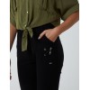 Zip Detail Crop Trouser Zip Detail Crop Trouser