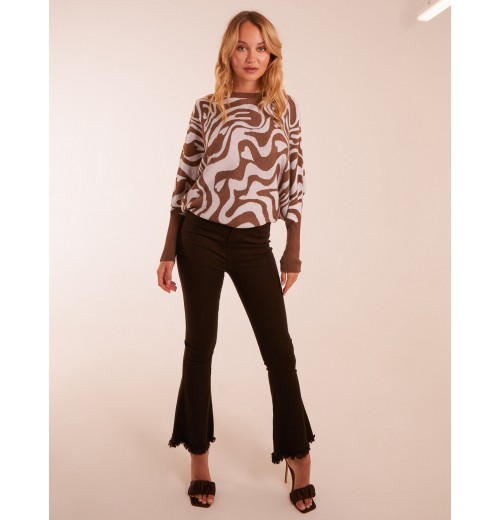 Geometric Swirl Batwing Jumper Geometric Swirl Batwing Jumper
