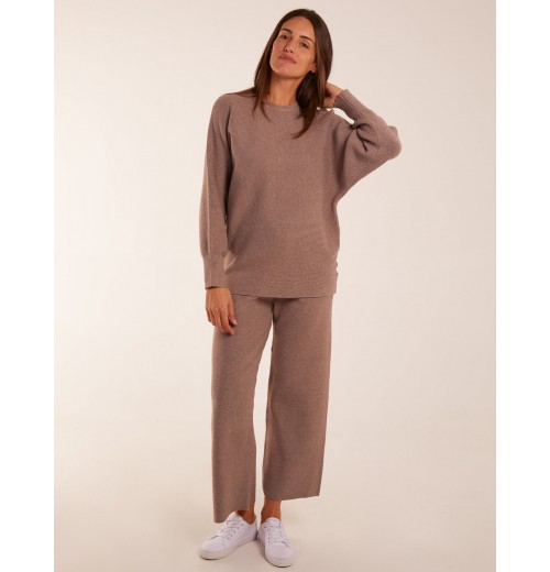 Ribbed Knitted Lounge Set Ribbed Knitted Lounge Set
