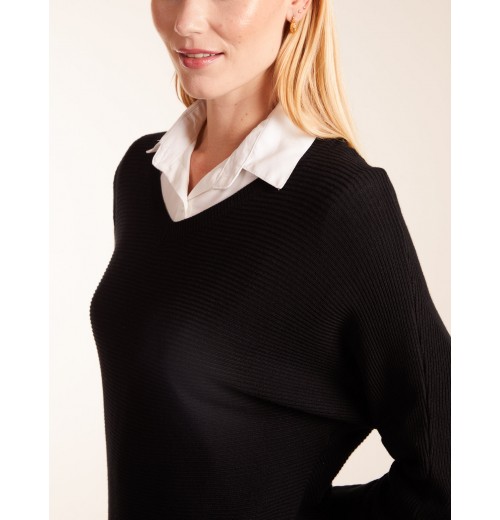 V Neck Ribbed Jumper V Neck Ribbed Jumper