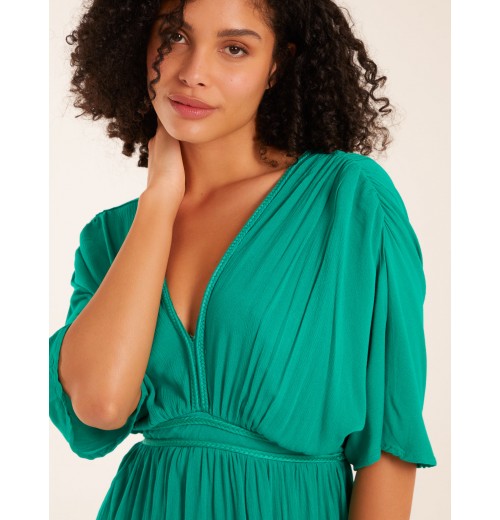 Rope Detail V Neck Maxi Dress Rope Detail V Neck Maxi Dress