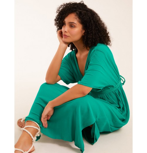 Rope Detail V Neck Maxi Dress Rope Detail V Neck Maxi Dress