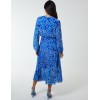Pleated Wrap Front Dress Pleated Wrap Front Dress
