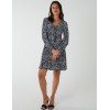 Tie Neck Fit And Flare Mini Dress Tie Neck Fit And Flare Mini Dress