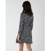Tie Neck Fit And Flare Mini Dress Tie Neck Fit And Flare Mini Dress